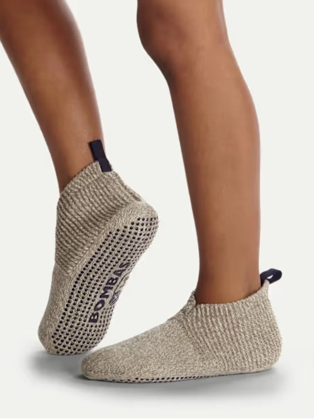Bombas Youth Gripper Slipper Taupe Size 1-5